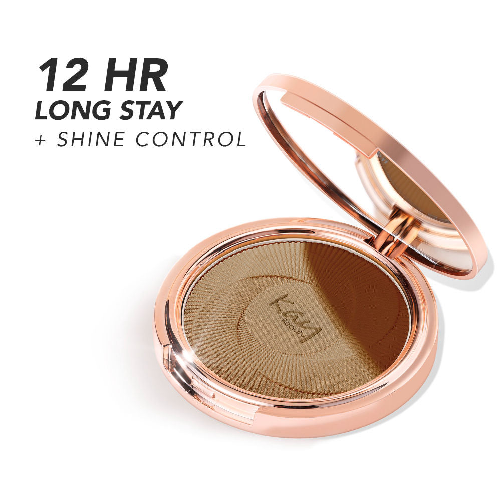 Kay Beauty Soft Matte Pressed Powder - 190N Deep (12g)