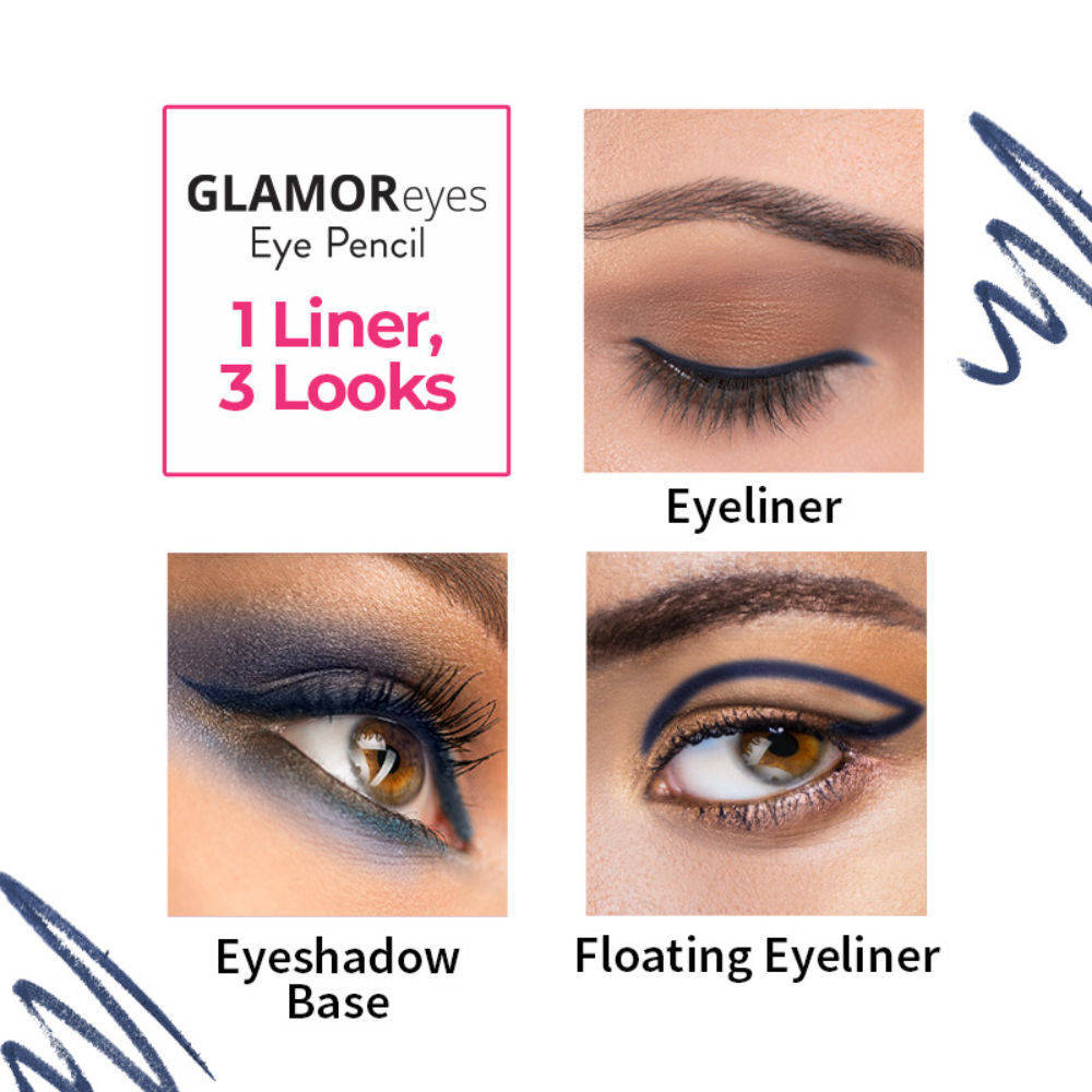 Nykaa Glamoreyes Waterproof & Smudgeproof Shimmer Eye Pencil