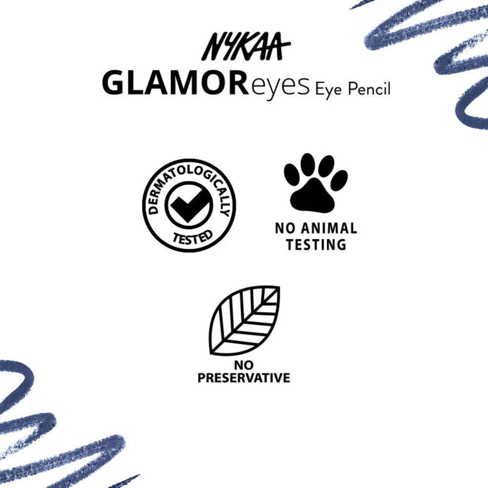 Nykaa Glamoreyes Waterproof & Smudgeproof Shimmer Eye Pencil