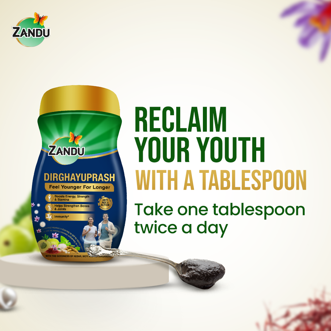 Zandu-O Zandu Anti-AGEs action Dirghayuprash (Suitable for Diabetics) 450g