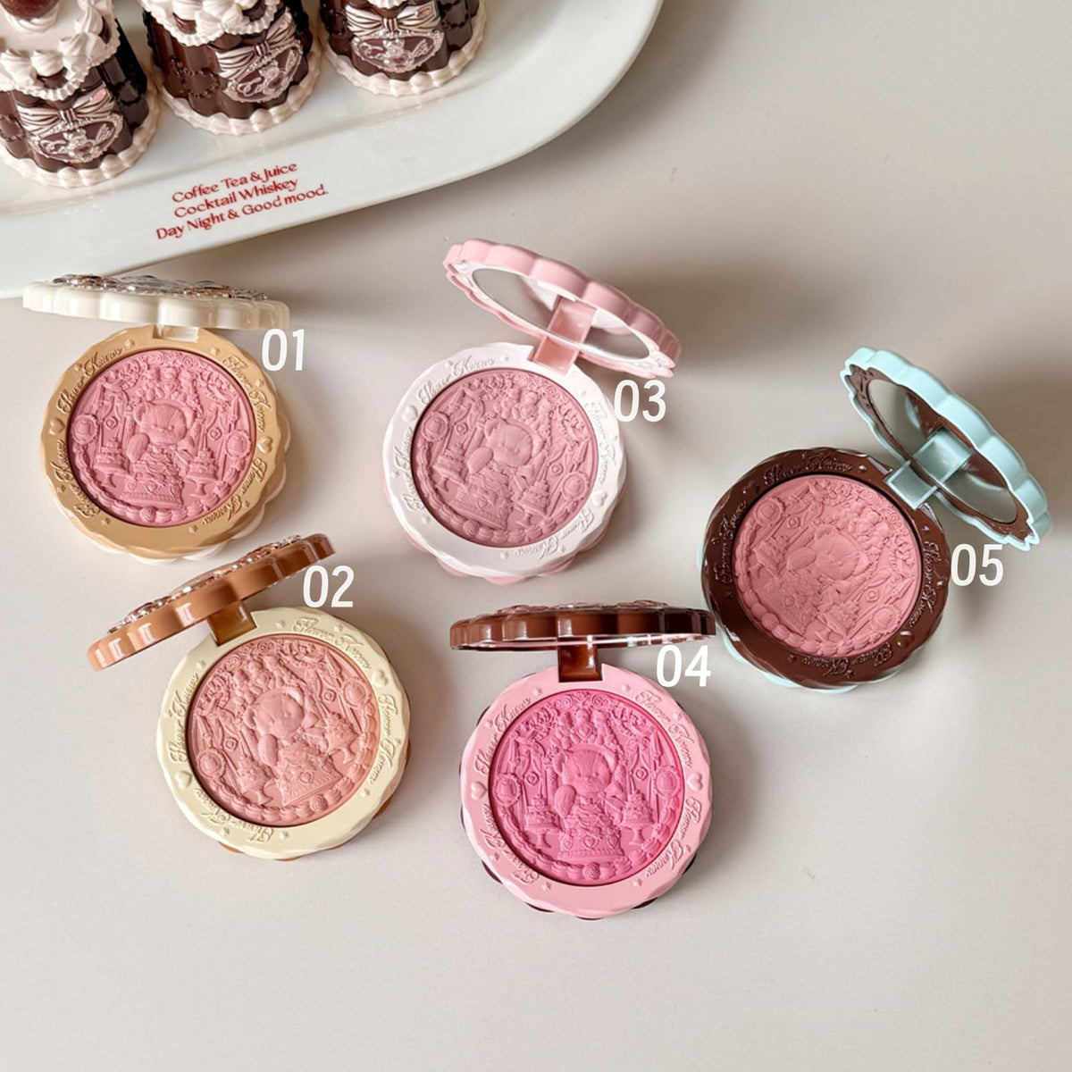 Flower Knows The Sweetie Bear Collection Silk Satin Blush 5g 02 Garden Picnic