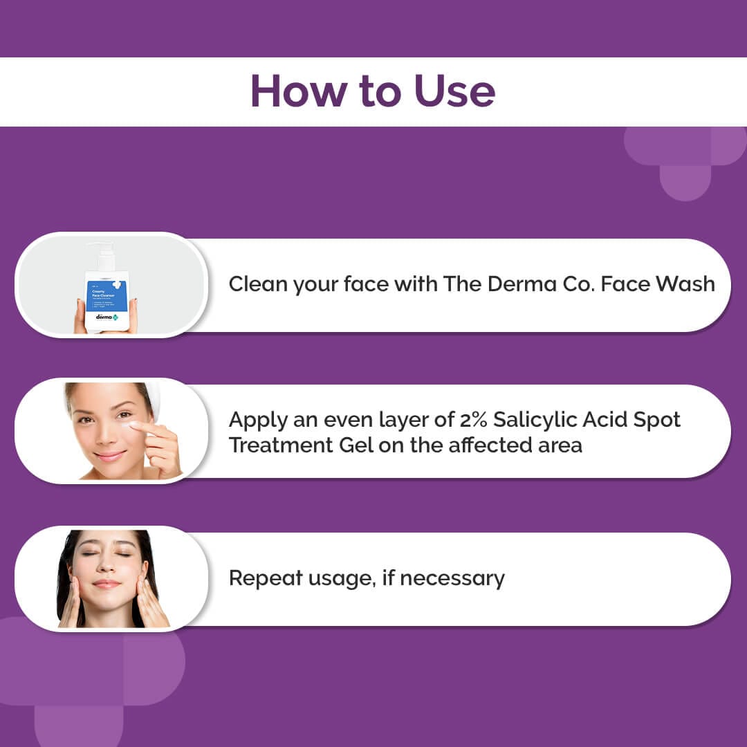 The Derma - 2% Salicylic Acid Spot Treatment Gel with 3% Sulfur (30mL)