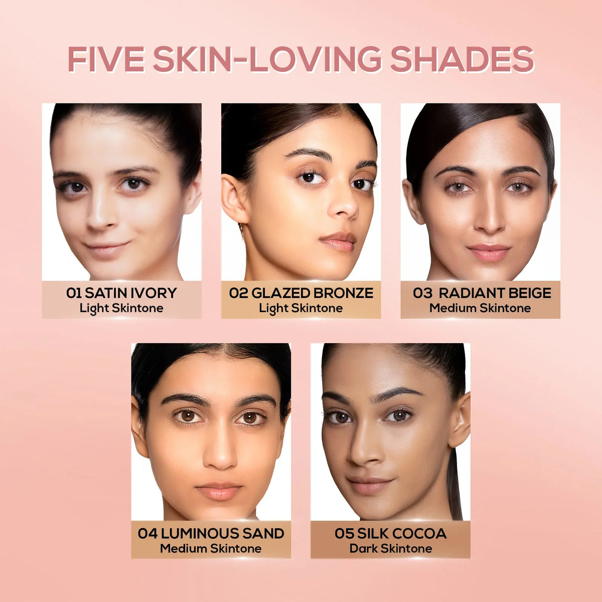 RENEE Lumi Glow Highlighting Liquid Foundation With 3D Glow For Skin 30ml 04 Luminous Sand