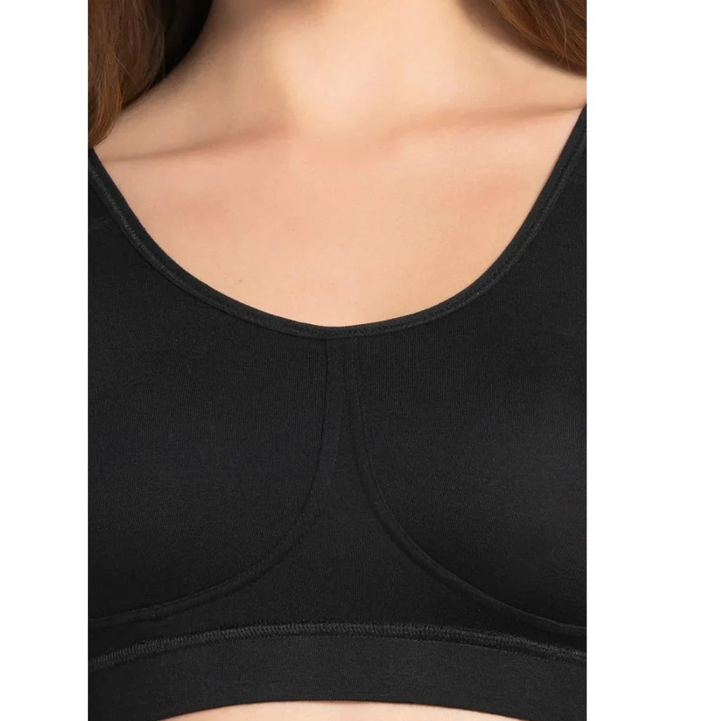 AMANTE BRA78901 All Day at Home Bra BLACK / S