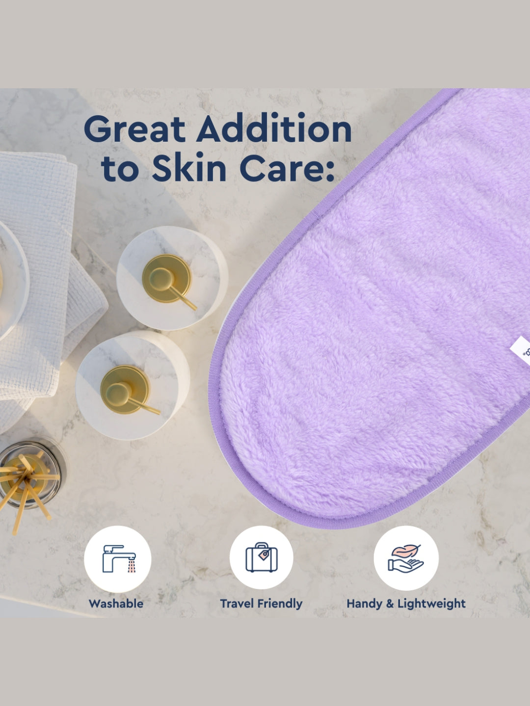 Everyday Essentials Microfiber Face Towel