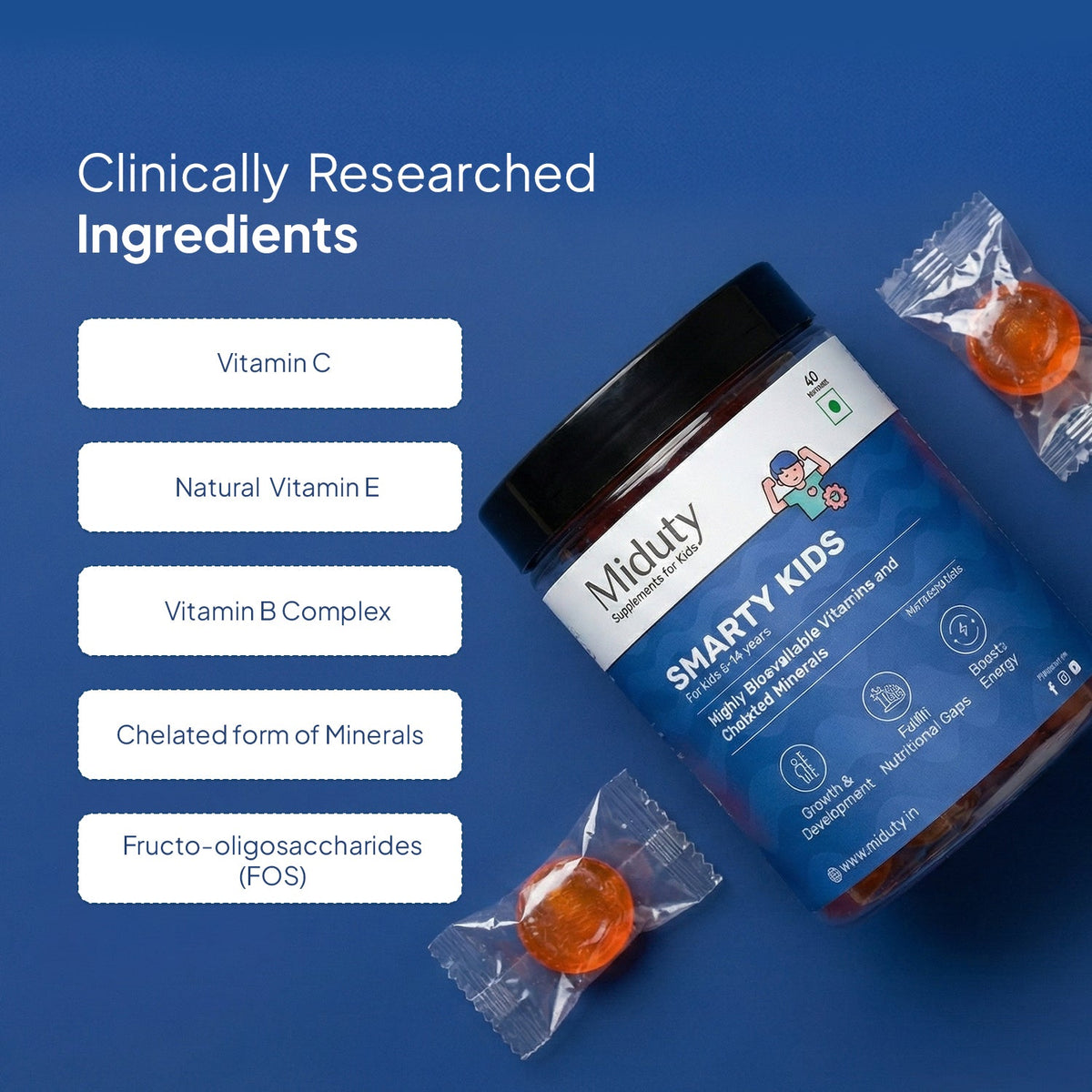 Miduty Smarty Kids | Multivitamin Gummies
