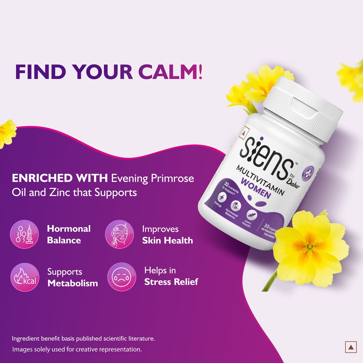 Dabur Siens by Dabur Daily Vitality Combo - Multivitamin for Men, 30 tablets & Multivitamin for Women, 30 tablets Combo