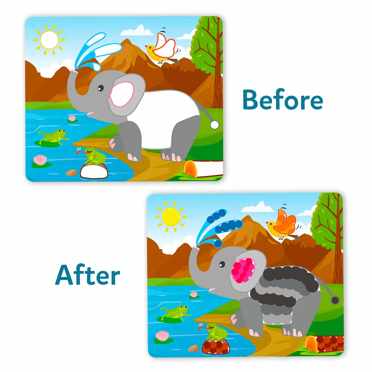 Skillmatics Dot it! - Animals & Dinosaurs Combo | No mess sticker art (ages 3-7)