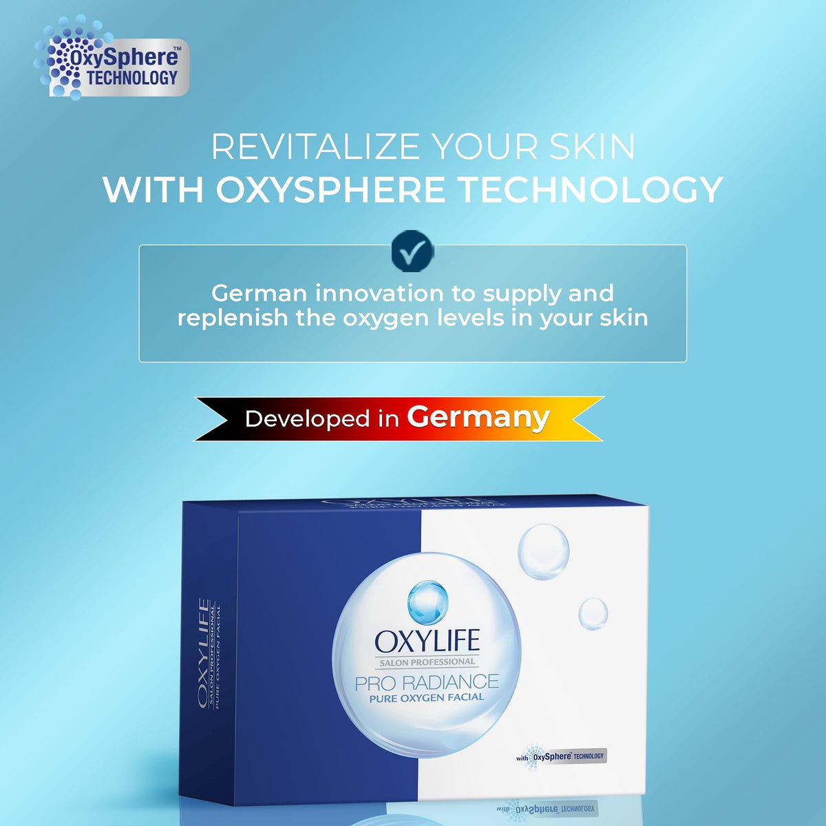 Oxylife Salon Professional Pro Radiance Pure Oxygen Facial 50g