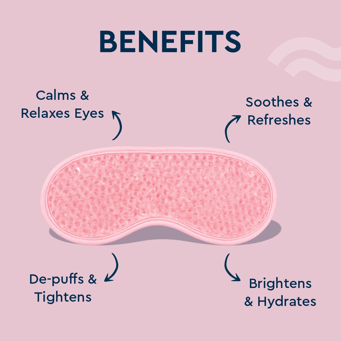 GUBB WORLD SOOTHING EYE MASK (PINK)