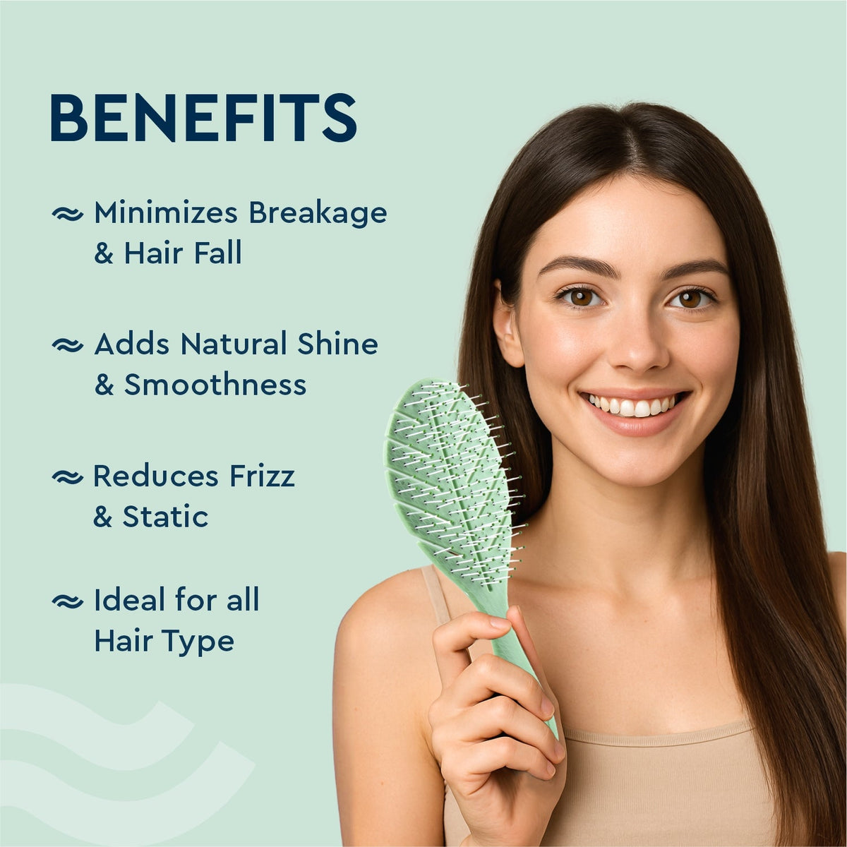 Groom Town Pvt. Pvt. French Hues Vent Leaf Hair Brush