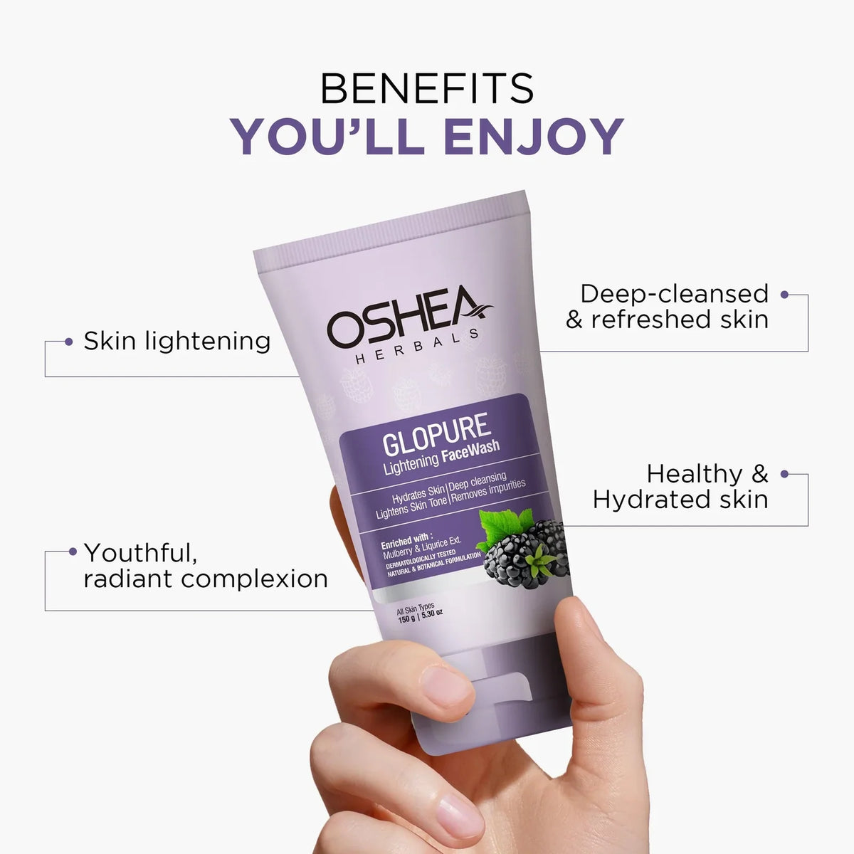 Oshea Herbals Glopure Lightening Facepack 100g