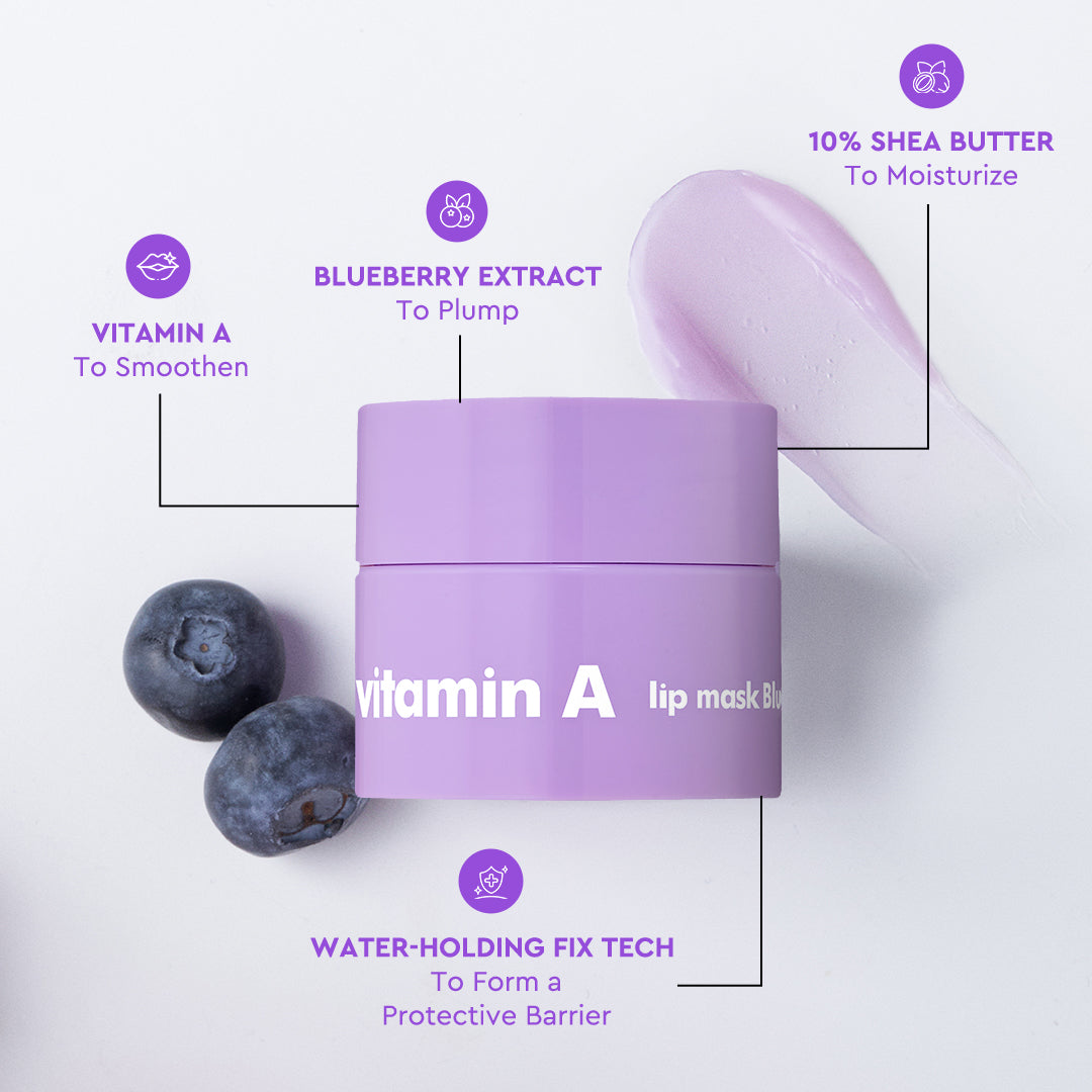 Affiliate Vitamin A lip mask Blueberry (5g)