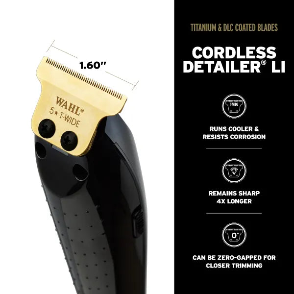 WAHL Professional Cordless Barber Combo™ The Ultimate Blending Clipper The Ultimate Cordless Trimmer