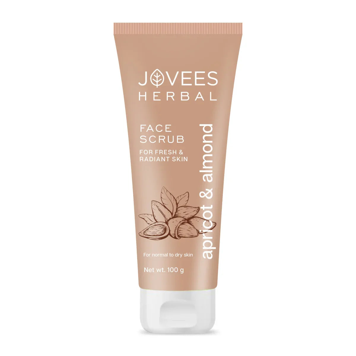 JOVEES HERBAL Jovees Apricot & Almond Face Scrub Infused With Wheatgerm Oil 100g