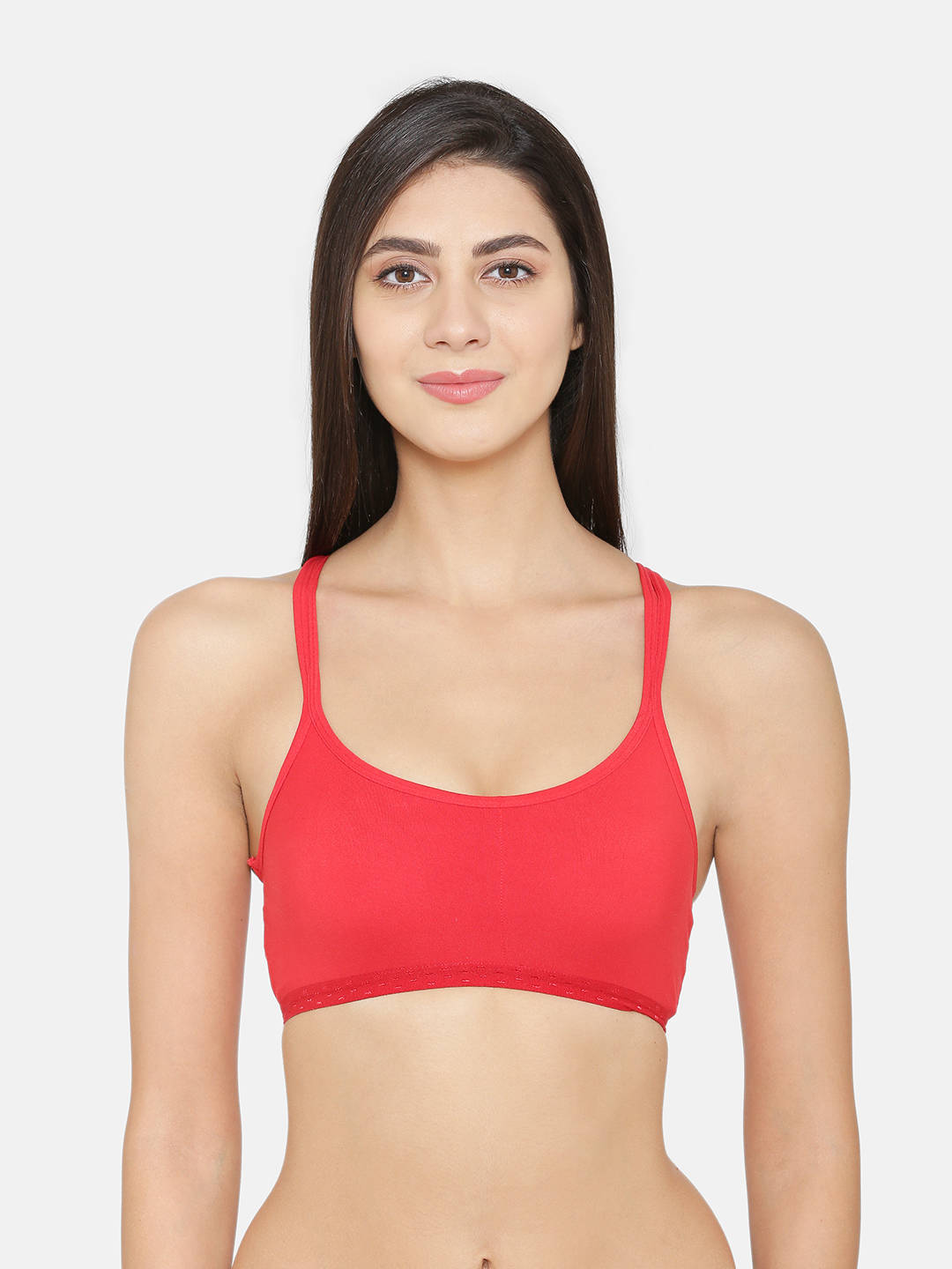 Abelino Pack of 2 Stylist Back Cotton Bras - Multi-Color (28B) · 28B