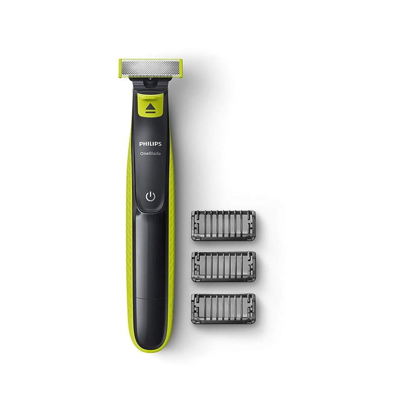 Philips - Oneblade Hybrid Trimmer And Shaver With 3 Trimming Combs (QP2525/10)