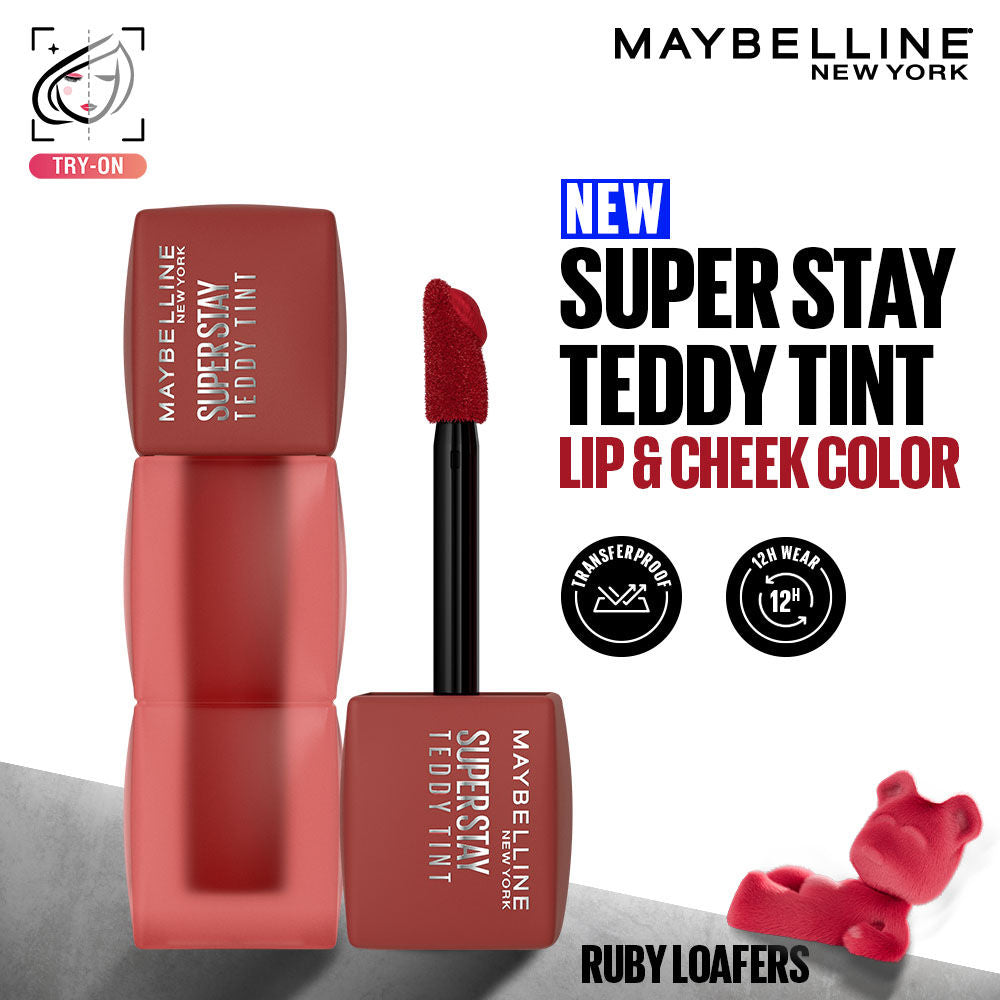 Maybelline New York Superstay Teddy Tint Lip & Cheek Color - Ruby Loafers