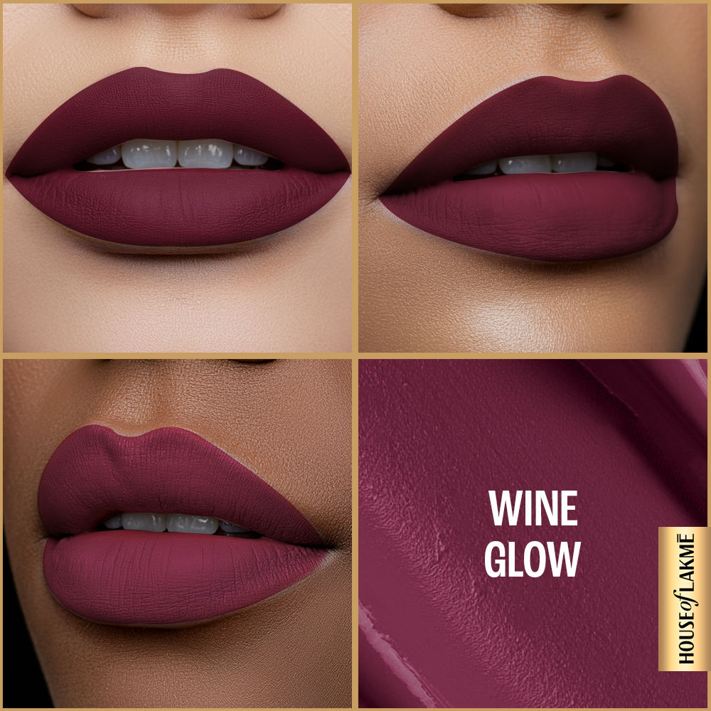 Lakme Ultimate Glam Matte Liquid Lipstick - Wine Glow