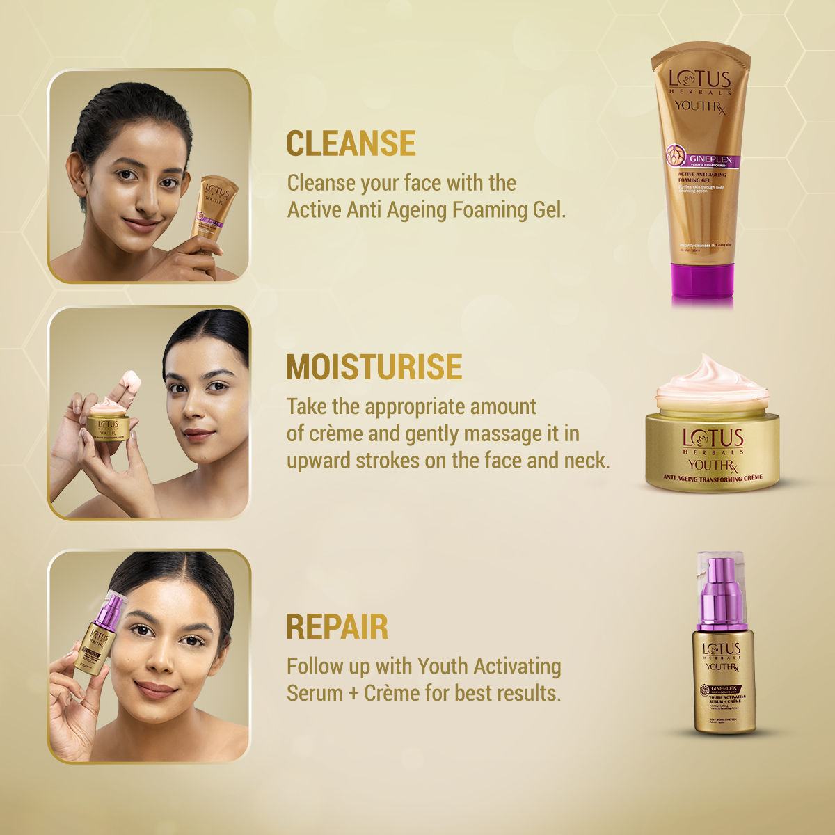 Lotus Herbals YouthRx Anti-Ageing Nourishing Night Face Cream,Reduces Fine Lines For All Skin Types (50gm)