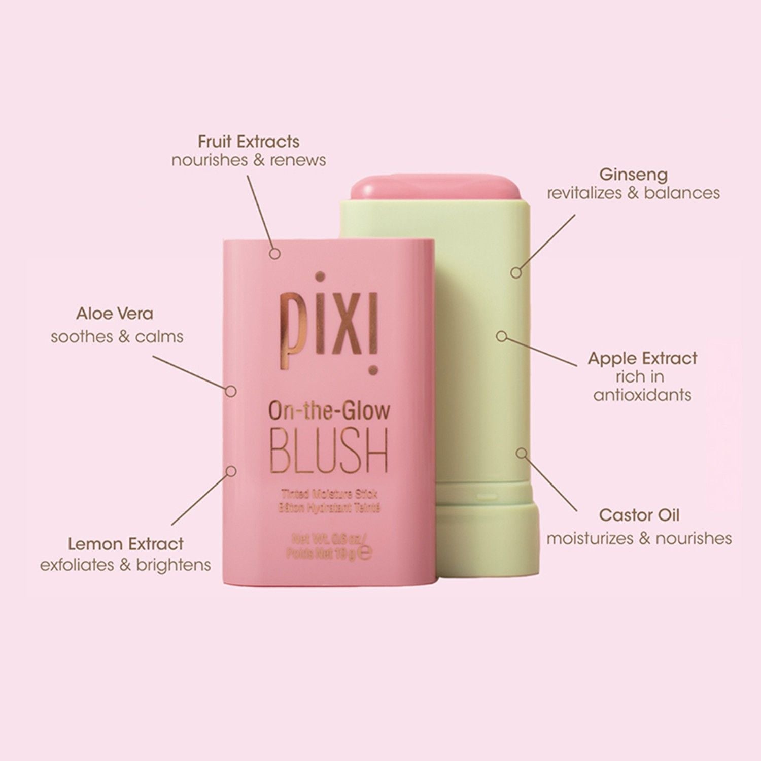 Pixi By Petra On The Glow Blush Ruby (19ml)