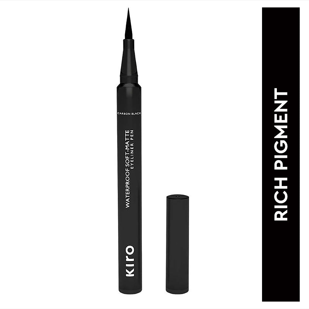 KIRO Waterproof Soft-Matte Eyeliner Pen - Carbon Black (1.1ml)