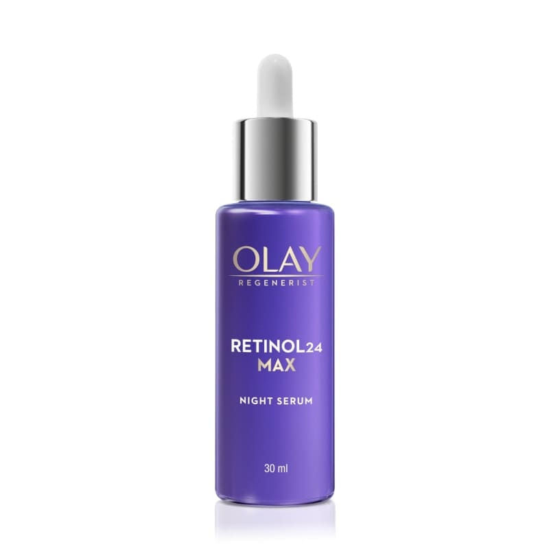Olay Retinol 24 Max Anti Ageing Night Serum, Visibly Reduces Wrinkles In 7 Nights, Fragrance Free (30ml)