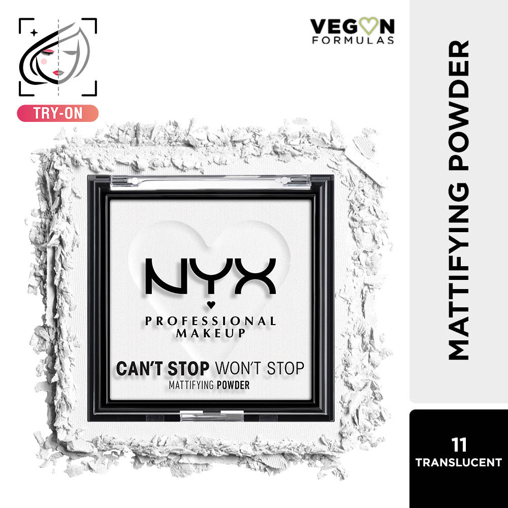 NYX Professional Makeup Can't Stop Won't Stop Mattifying Powder - Transculent (6 g)