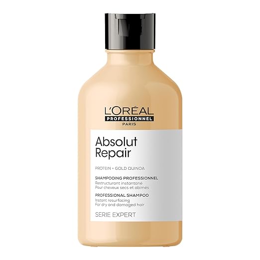 Loreal Paris Proffessional L'OREAL PROFESSIONNEL PARIS Absolut Repair Shampoo For Damaged & Weakend Hair, 300ML |Professional Hair Repairing Shampoo|Hair Streng
