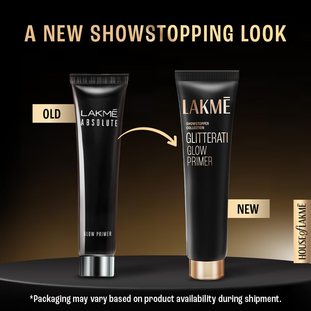 Lakme Unreal Glow Primer, infused with luminescent pearls, lightweight sheer texture, long-lasting makeup (30ml) 30 g (Pack of 1)