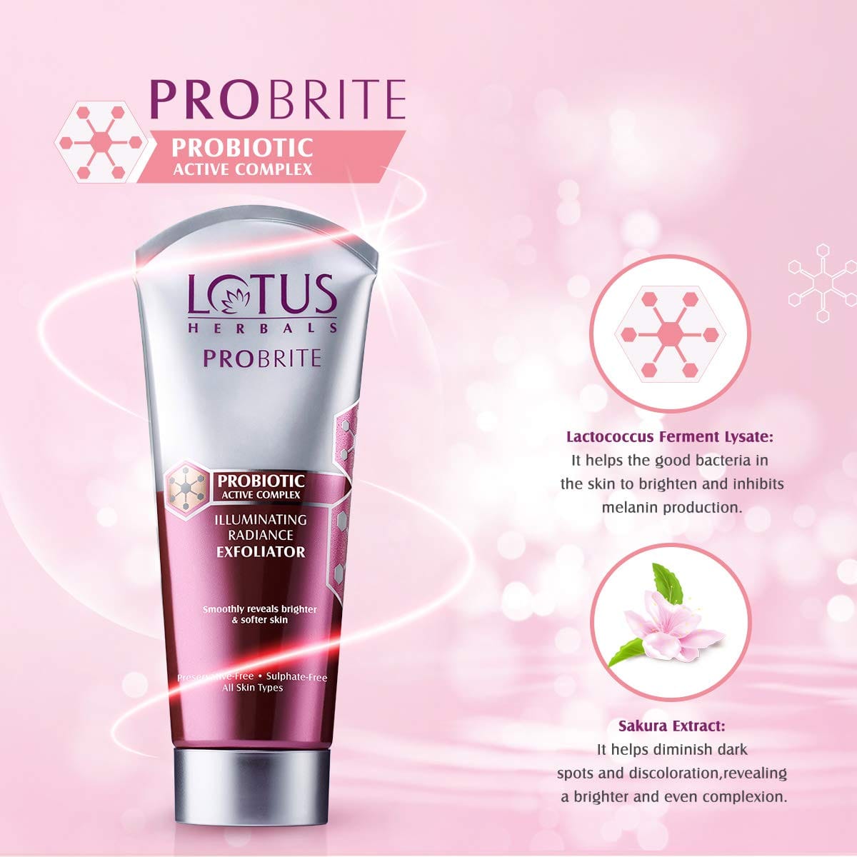 Lotus Herbals - PROBRITE Illuminating Radiance Exfoliator (100g)
