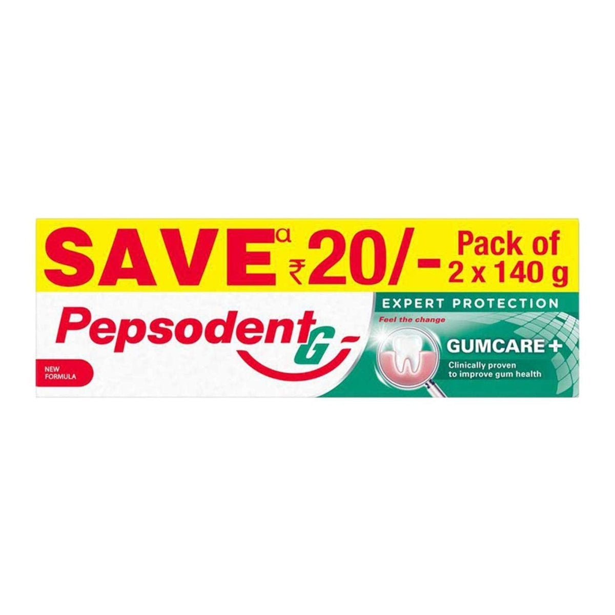 Pepsodent Expert Protection Gum Care Toothpaste - Complete, 2 * 150g Pack