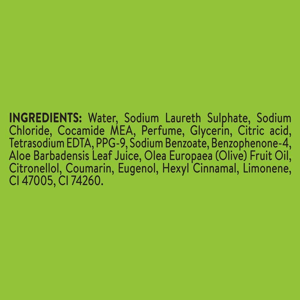 Pears Naturale Detoxifying Aloe Vera Body Wash 250 ml, 100% Natural Ingredients, Liquid Shower Gel with Olive Oil for Glowing Skin - Paraben Free (Pack of 2)