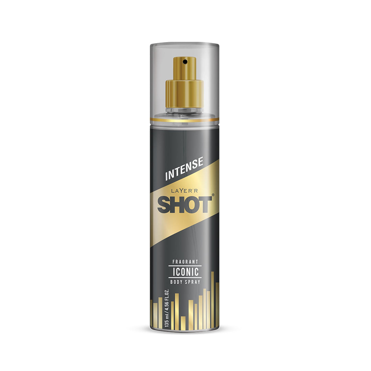 Layer'r SHOT Gold Iconic Deodorant Body Spray for Men 135ml 135 ml (Pack of 1)