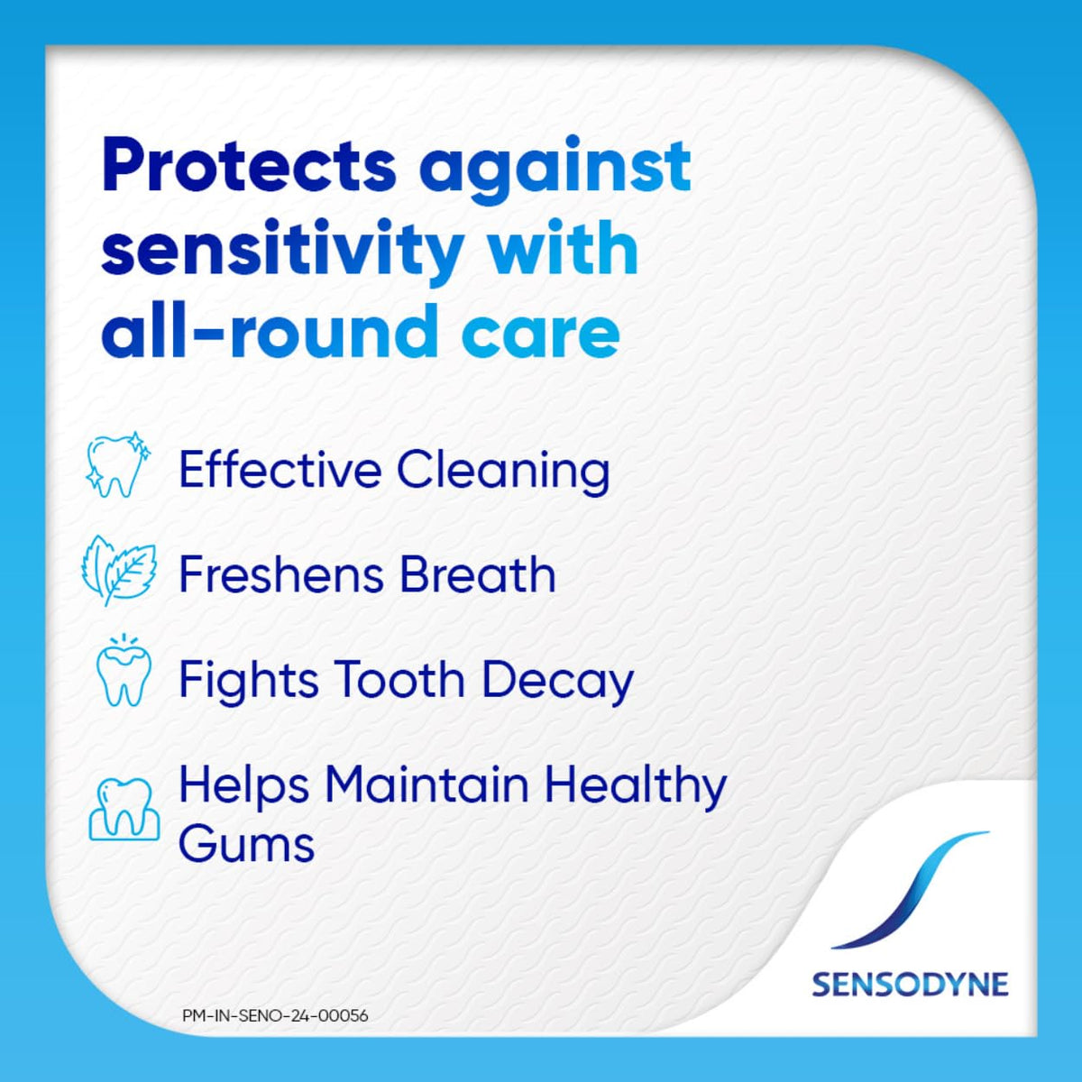 Sensodyne Toothpaste Fresh Mint | Daily Sensitivity Relief Tooth Paste Pack of 1 - 75gm | Dentist Recommended | Everyday Use Paste, Fresh Breath, Fights Tooth D