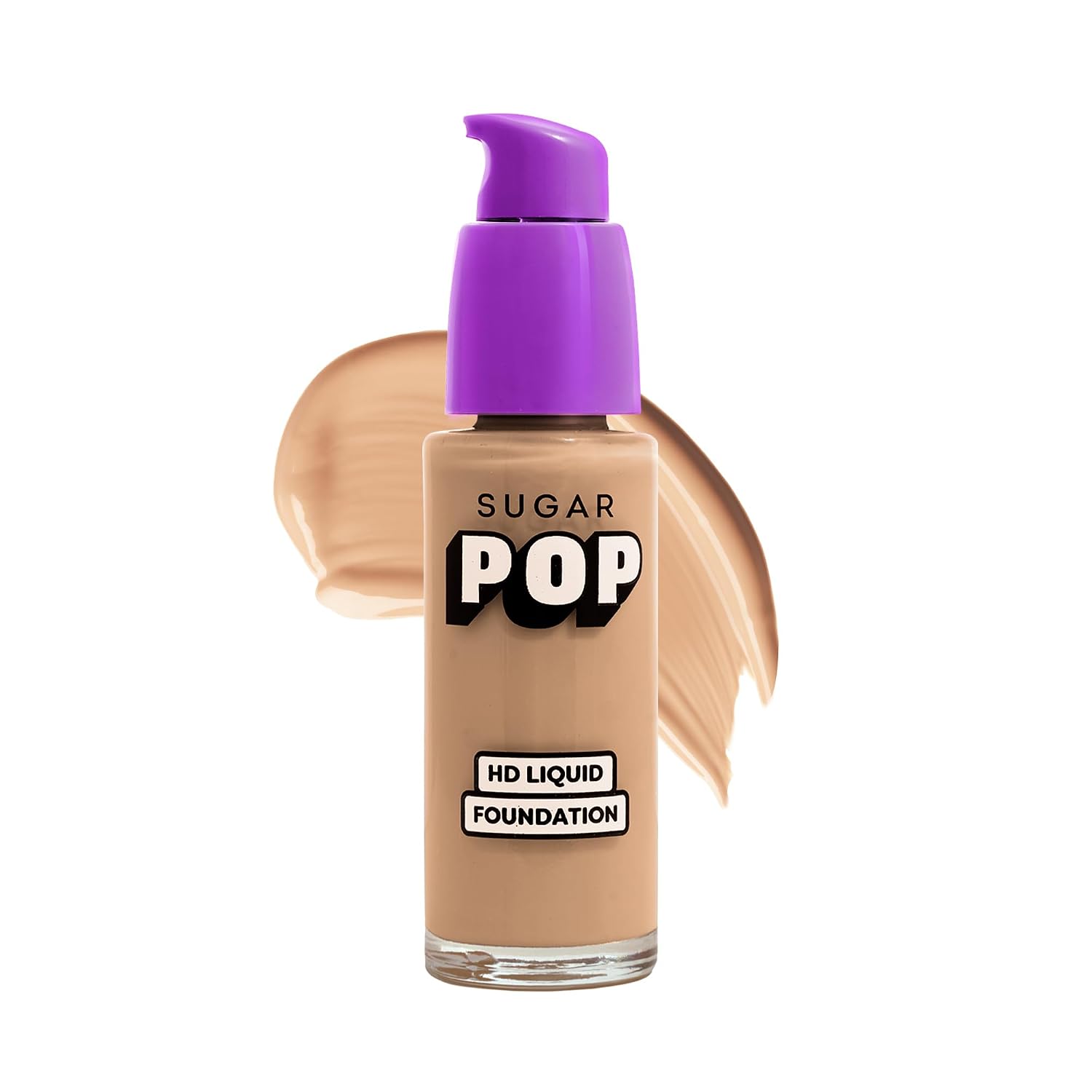 SUGAR POP HD Liquid Foundation with SPF 30 | Lasts upto 16hrs | Full Coverage | Water-Resistant | Matte Finish | 30ml - 13 Raisin