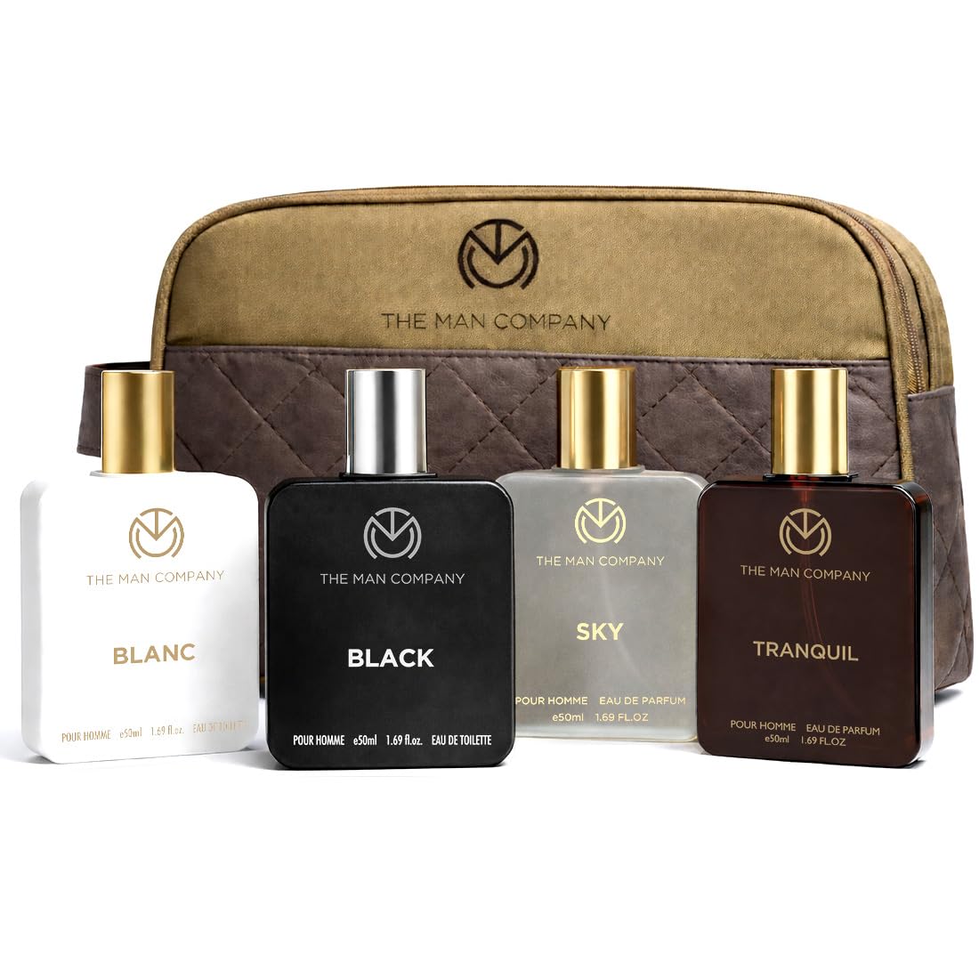 The Man Company Premium Perfume Gift Set for Men 4 * 50ml - Timeless Fragrances | Premium Long-Lasting Eau De Parfum & Eau De Toilette Body Spray For Men | For