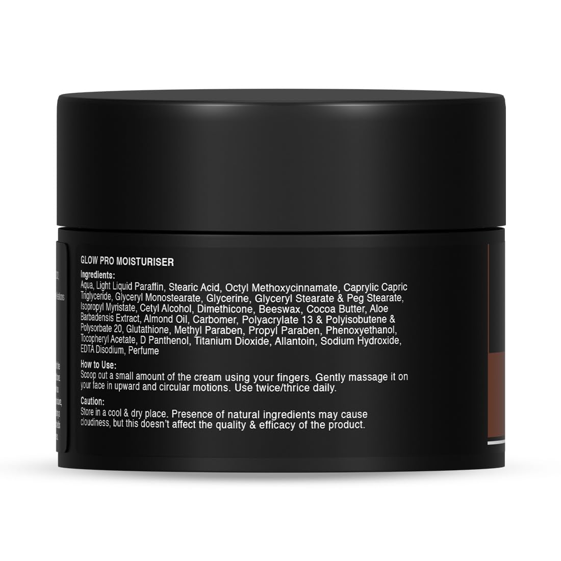 The Man Company Glow Pro Non-Sticky Daily Moisturizer for Face | Moisturizes, Hydrates with Glutathione, Vitamin E & Cocoa Butter | Face Moisturizer Cream for M