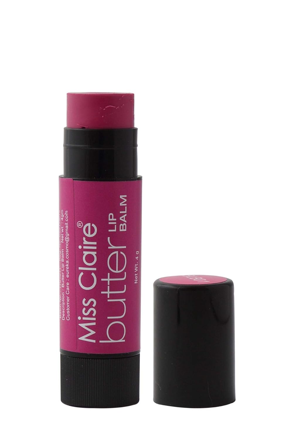 Miss Claire Butter Lip Balm Ladyfingers, Pink, 4 g
