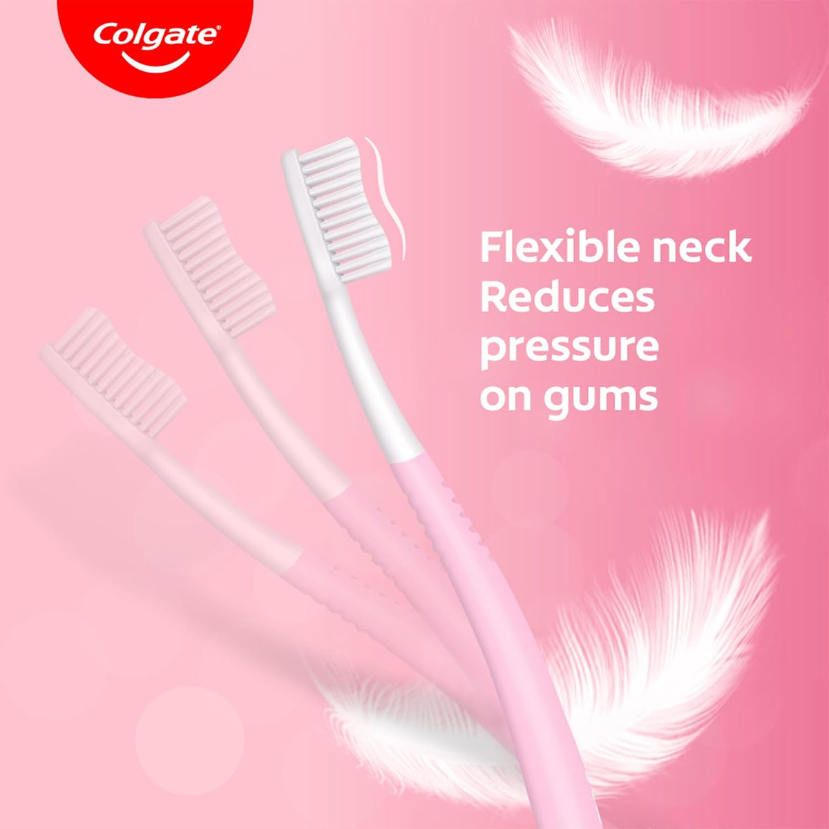 Colgate Sensitive Toothbrush Set | Ultra Soft Bristles | Sensitive Teeth 4 count (Pack of 1)