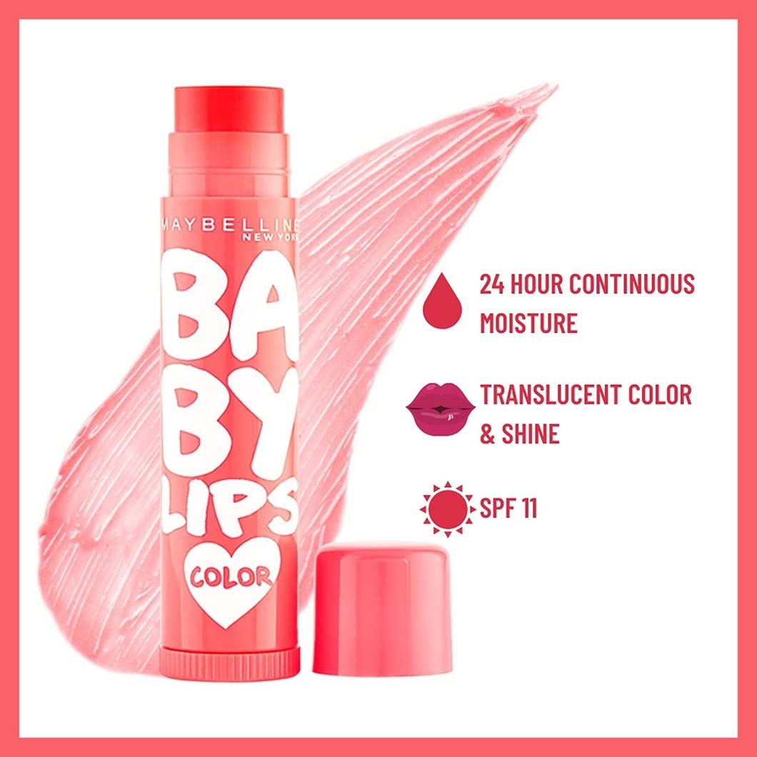 Maybelline New York Lip Balm & New York Lip Balm, 1 Count, Multicolor