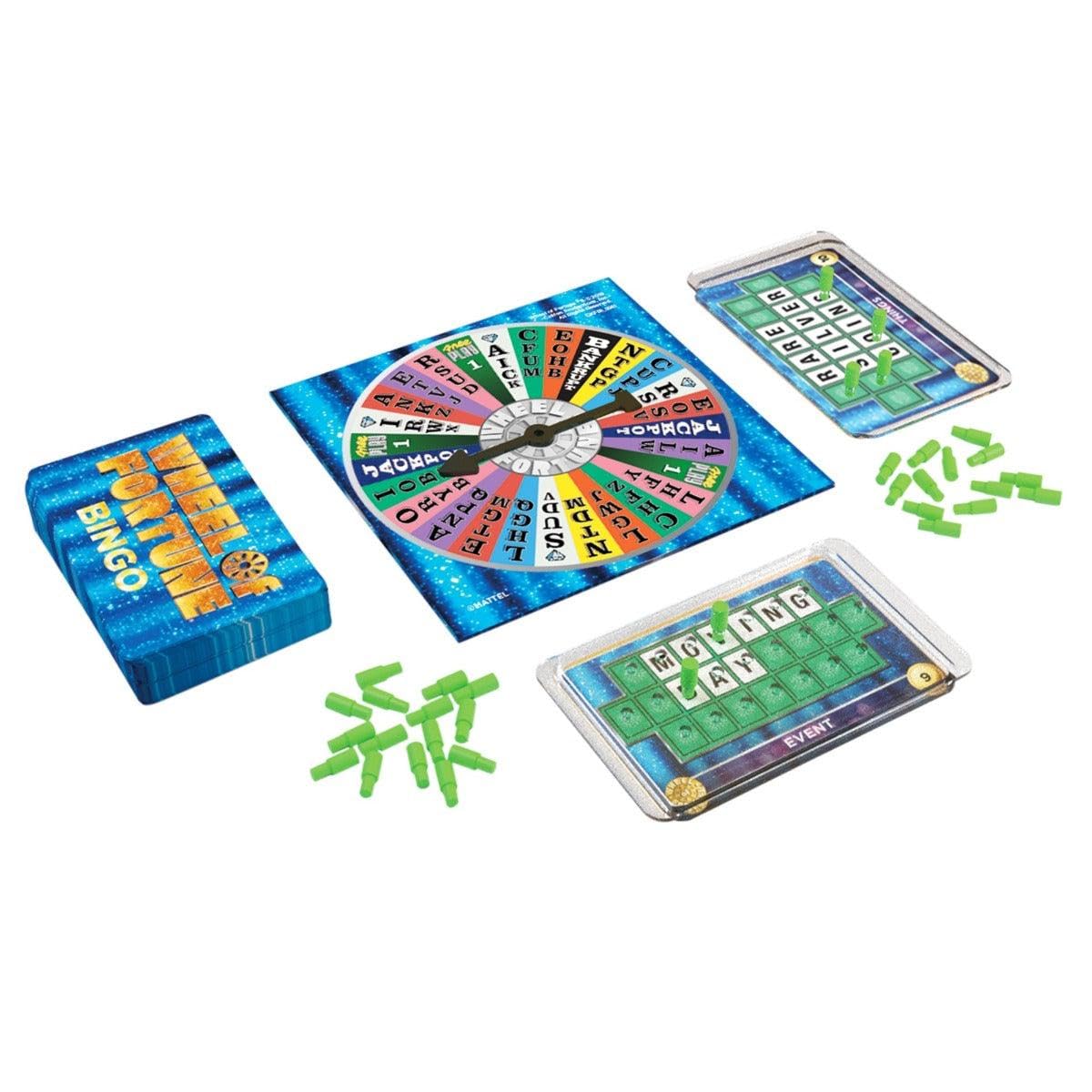 Mattel Wheel of Fortune Bingo Fast Fun Games for 7 Years & Above