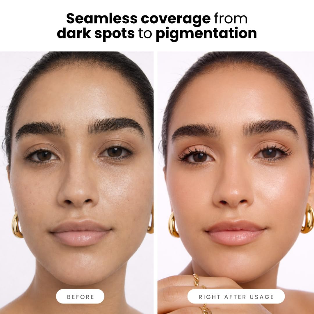 Foxtale SPF 50 PA++++ Tinted Sunscreen, 04 Clay | In-Vivo Tested & UVA/B Protection | Niacinamide & Vitamin E | Daily Wear, Blurs Pores, Evens Tone, Matte Finish, Non-Greasy | All Skin Types | 50ml
