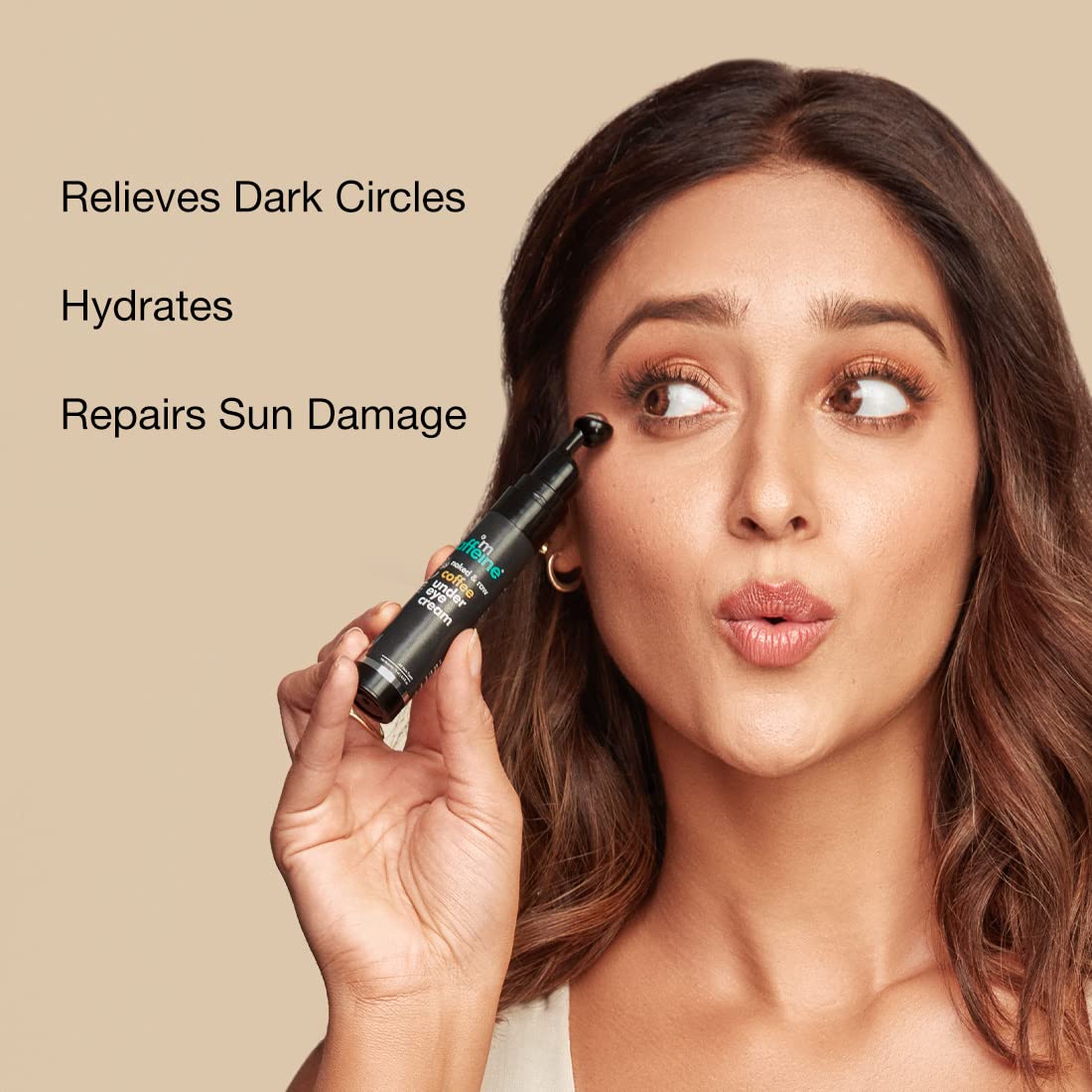 mCaffeine Caffeine Under Eye Cream Gel For Dark Circles, Fine Lines & Wrinkles (Pack of 2) | 94% Users Saw Reduced Dark Circles | Dark Circle Removal Cream for