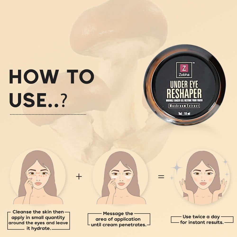 Zobha - Under Eye Reshaper Mushroom Extracts (15ml)