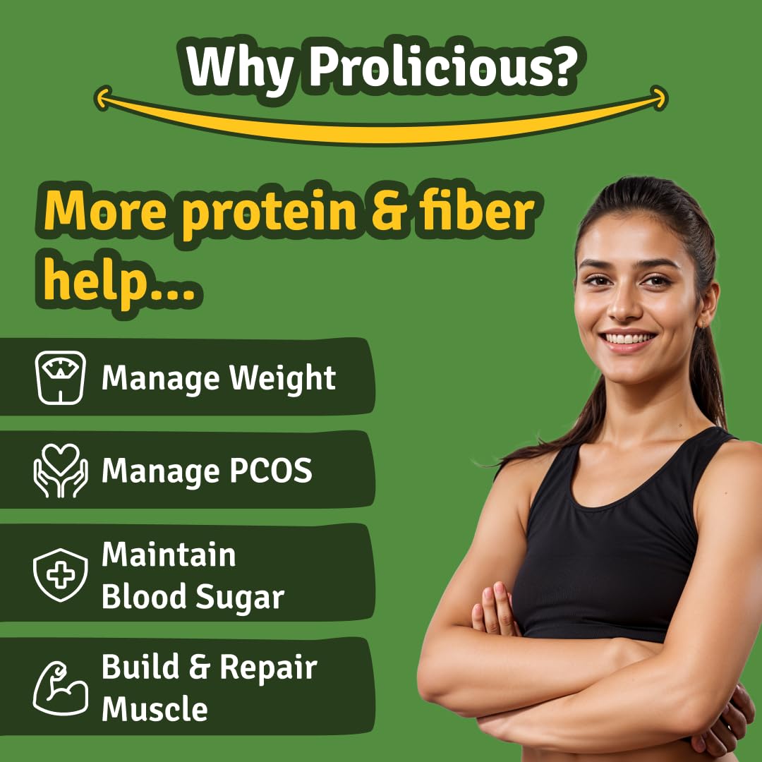Prolicious Healthy Protein Baked Mathri| 10g Protein & 3g Fibre |Vegan Snack|No Maida |No Palm Oil| 250g (Pack of 2)|Methi 250 g (Pack of 2)