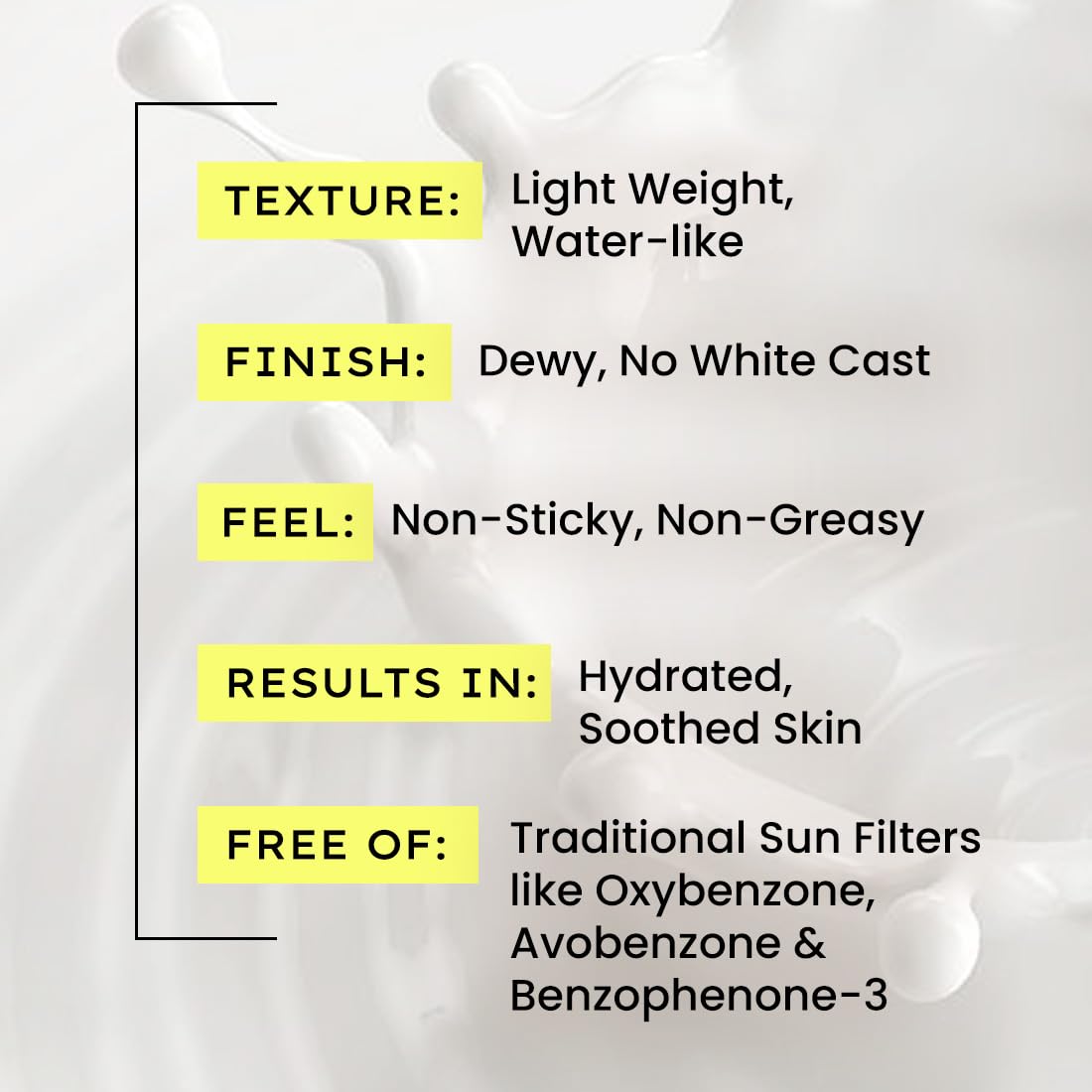 Hyphen 1% Hyaluronic Ultra Light Water Sunscreen SPF 50 PA ++++ | In-Vivo certified | Broad Spectrum & Blue Light Protection | No White Cast | Contains 5% Antio