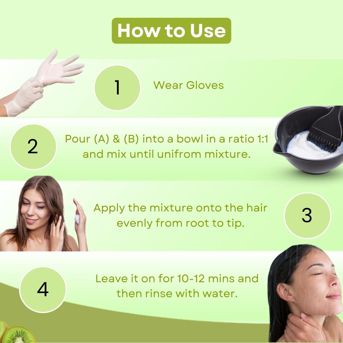 Herbal Permanent Hair Color Cream Dark Brown C4 (100g X 2pcs), Hair Dye Cream, Even-Looking Finish, Men And Women