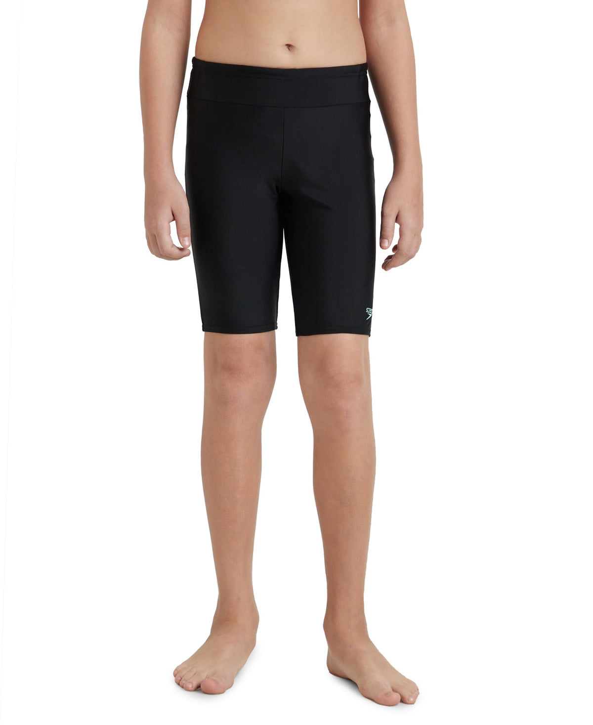 Speedo Boy's Recycled Endurance+ Essential Jammer 11 Years-12 Years Black & Arctic Glass