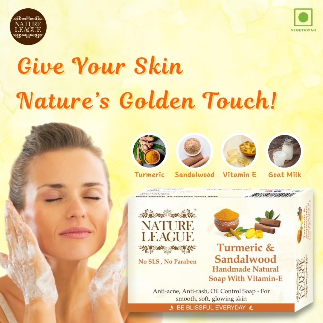 Natural Skin Nourishing Bath & Body Combo of Handmade Soaps, Made With Natural Oils, Goat Milk, Camphor, Vitamin-E, With Captivating Fragrance, SLS & Paraben Fr